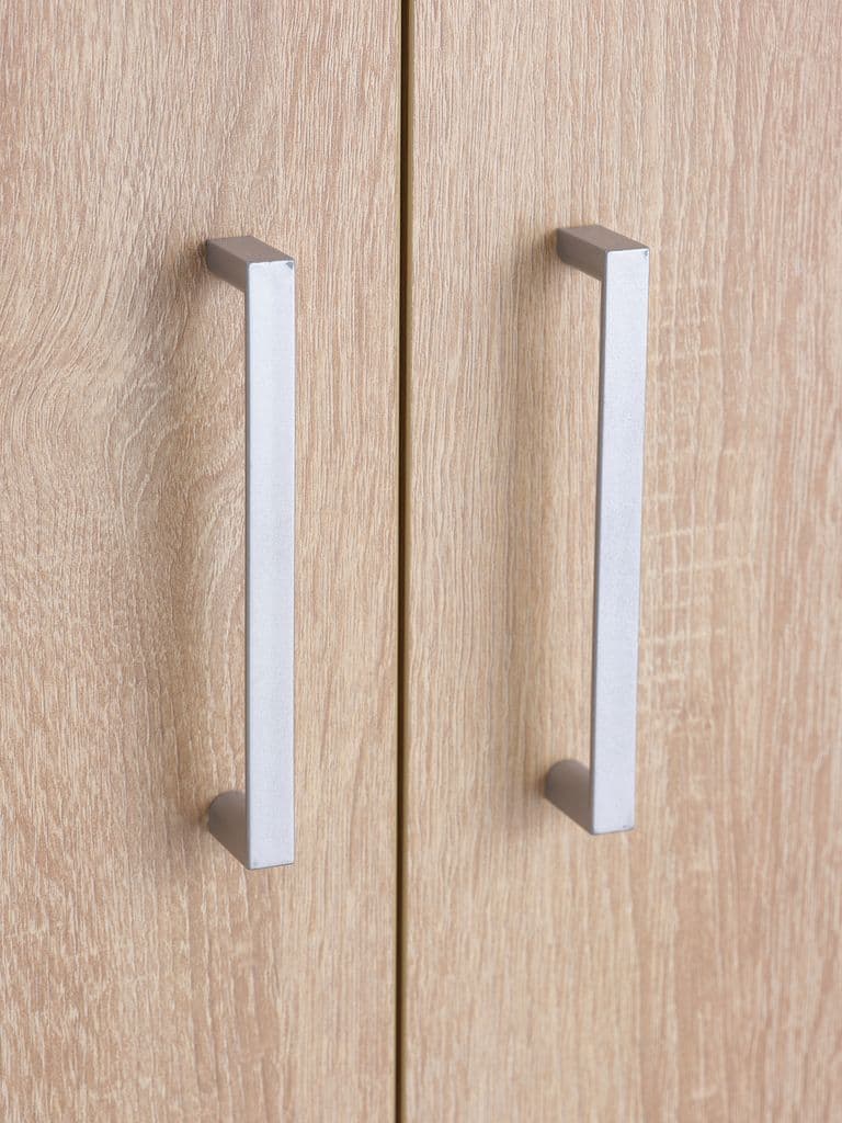 Roupeiro FANDRUP 145x176 3 portas 3 gavetas cor carvalho cl