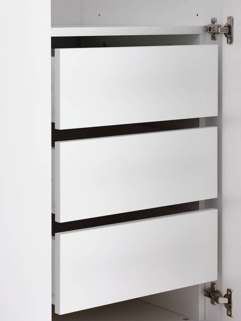 Acessório interior de roupeiro VIBY 3 gavetas branco