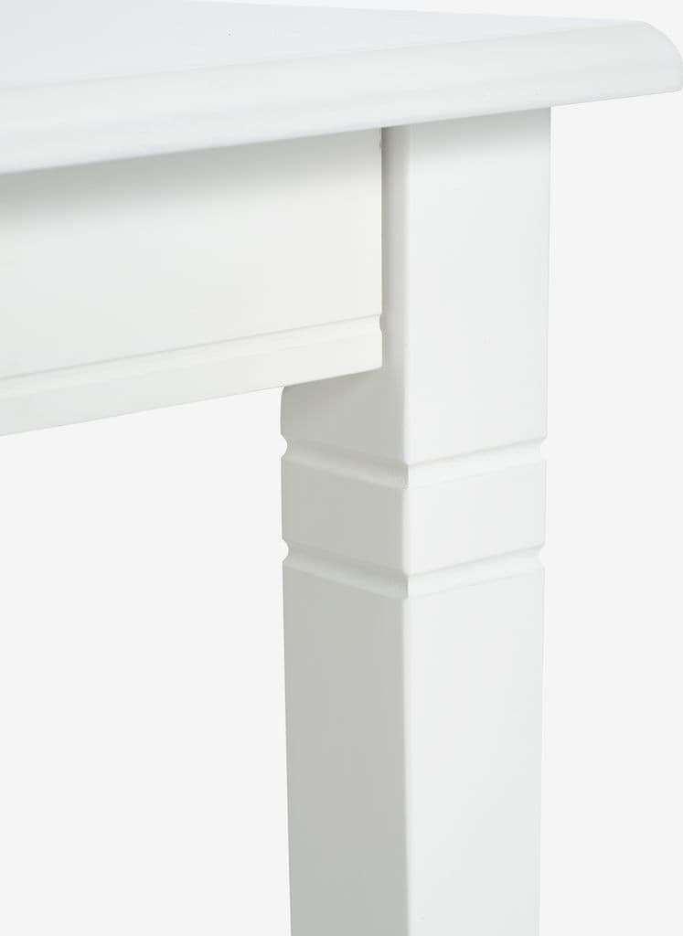 Mesa de jantar KIRKEBY 80x130/220 branco