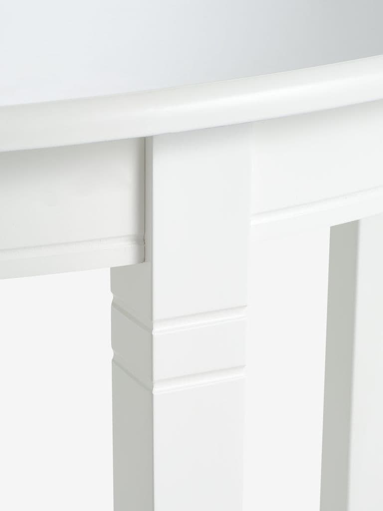 Mesa de jantar KIRKEBY Ø110 branco