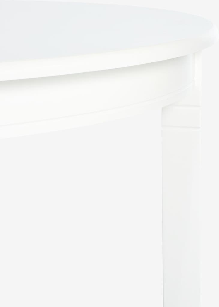 Mesa de jantar KIRKEBY Ø110 branco