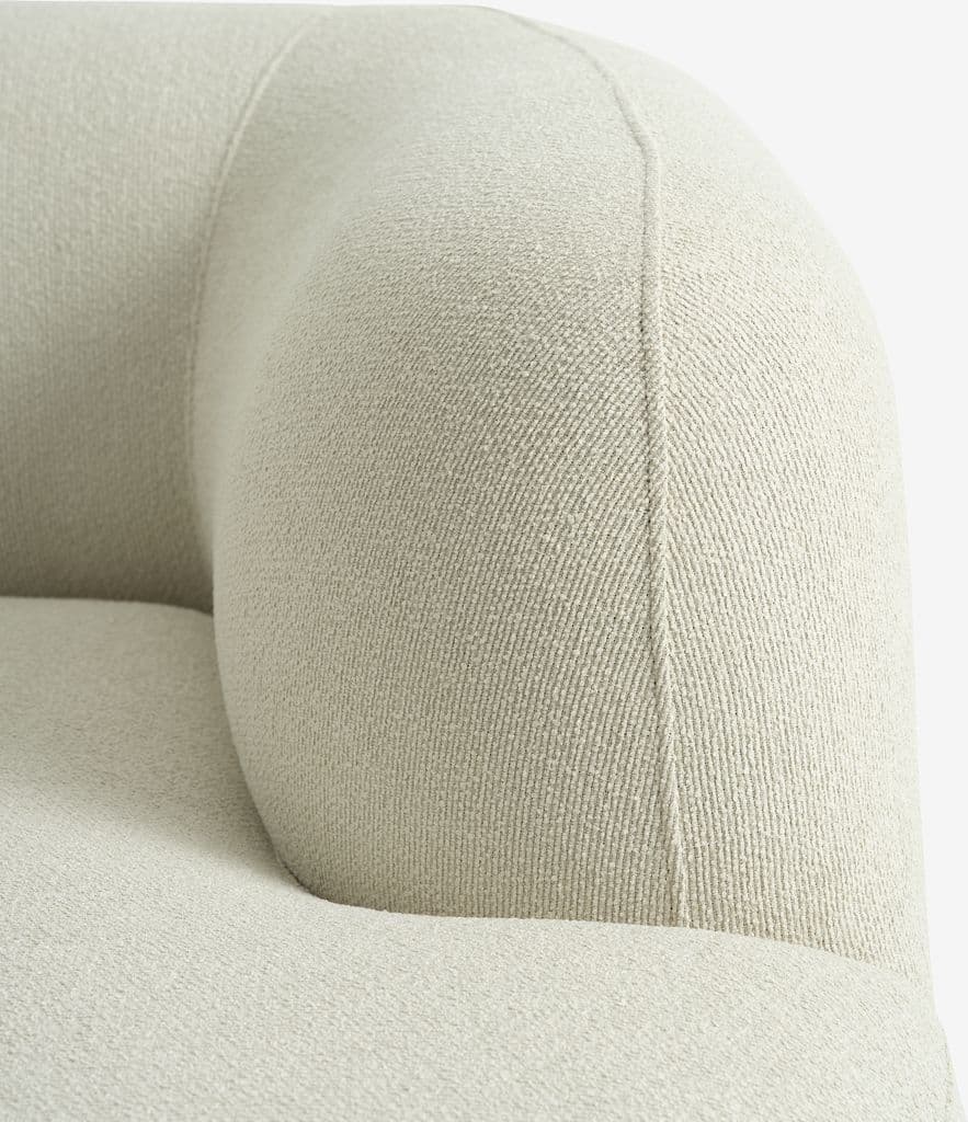 Sofá JYLLINGE chaise-longue teddy bege