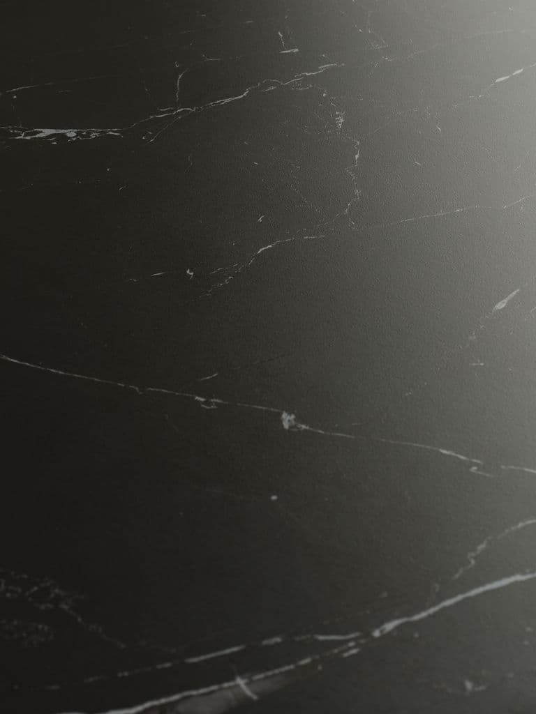 Mesa de jantar MOSELUND 90x180 cerâmica preto