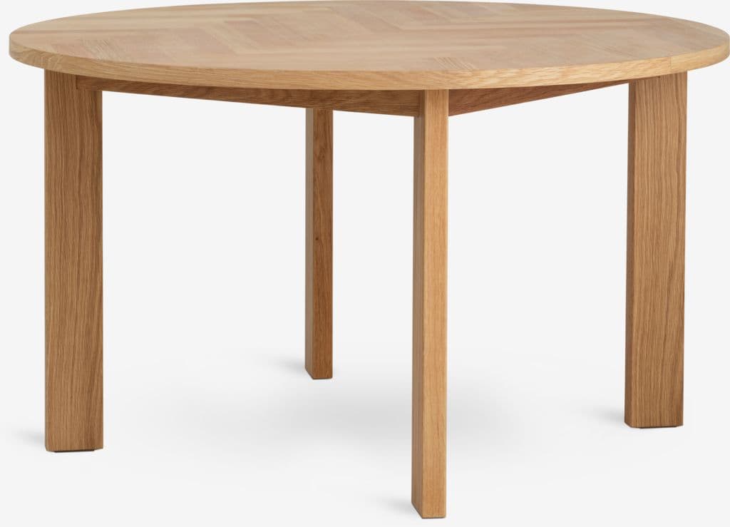 Mesa de jantar HARESKOV Ø129 carvalho