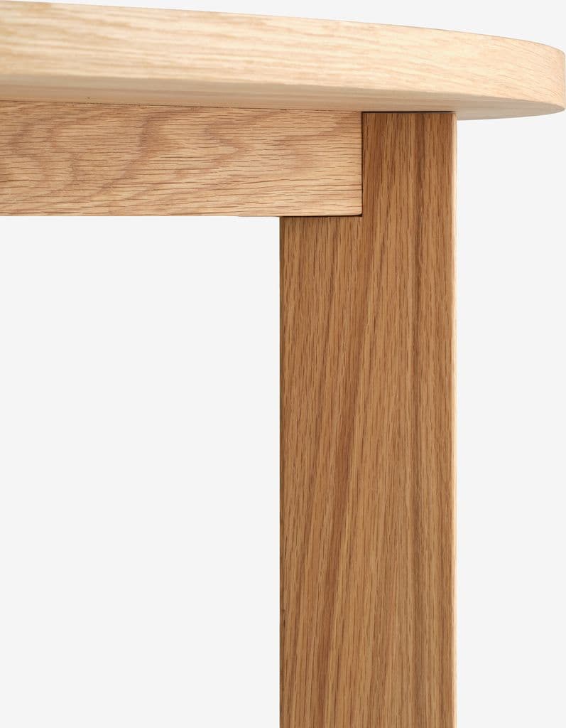 Mesa de jantar HARESKOV Ø129 carvalho