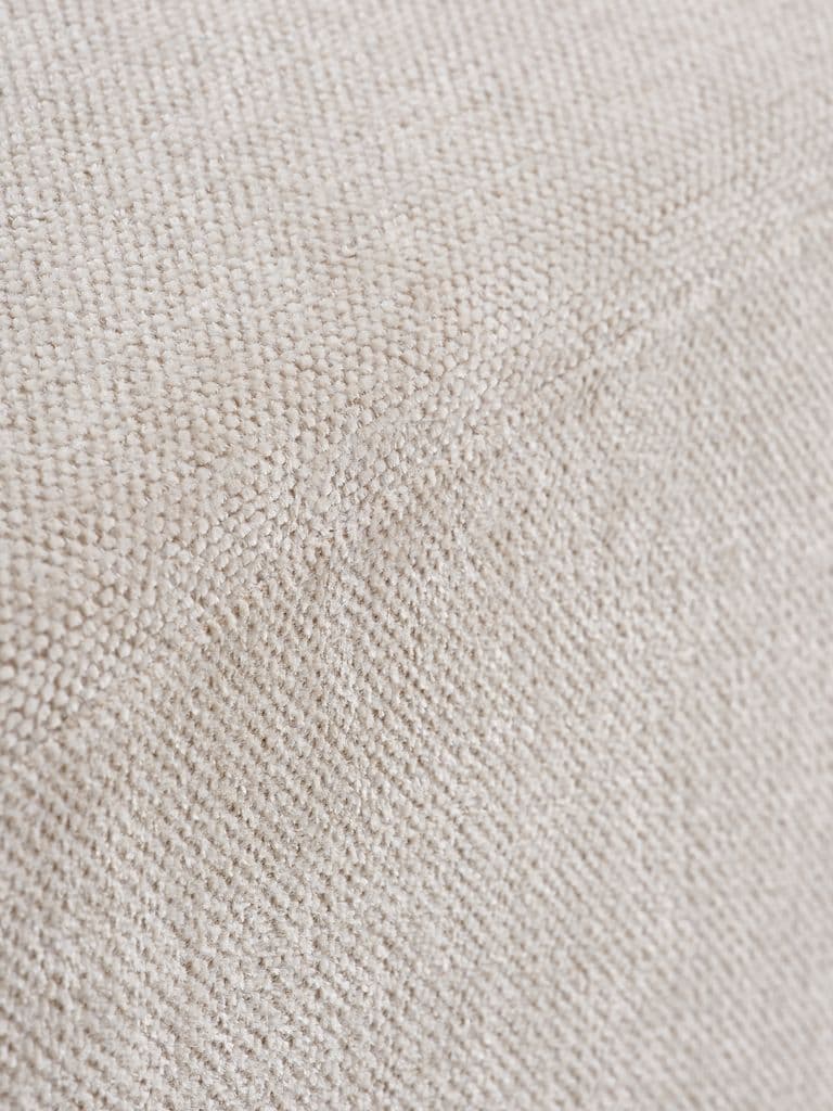 Módulo sofá SKEJBY chaise-longue/pufe tecido cor areia