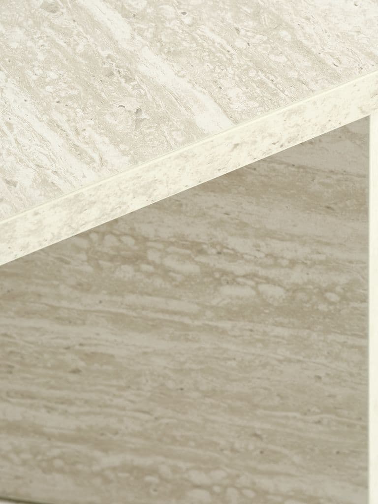 Mesa de centro GELSTED 60x60 cor travertino