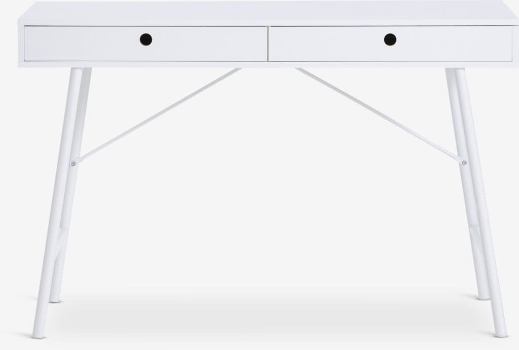 Secretária LINDVED/STENVAD 48x120 2 gavetas branco