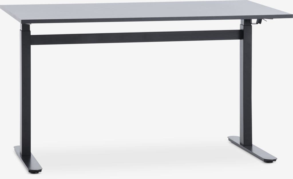 Mesa altura regulável LUNDTOFT 70x130 preto