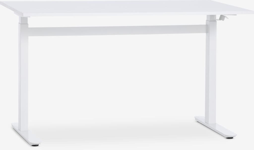 Mesa altura regulável LUNDTOFT 70x130 branco