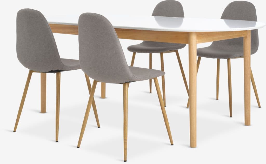 MARSTRAND L280 white + 4 TINGLEV grey