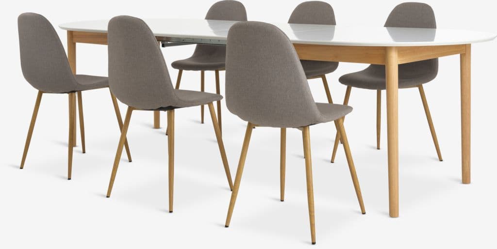 MARSTRAND L280 white + 4 TINGLEV grey
