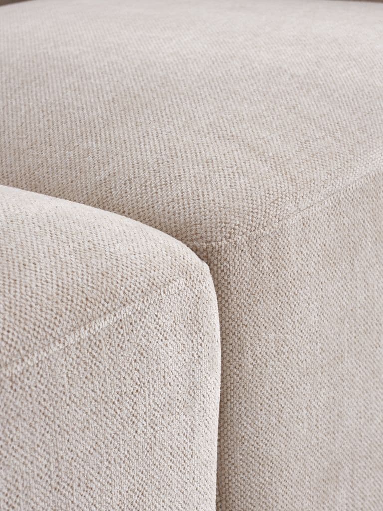 Sofá modular SKEJBY 2 lugares tecido areia