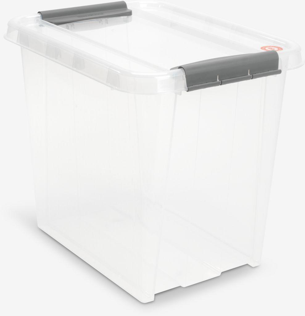 Caixa arrumação PROBOX 53L com tampa transparente