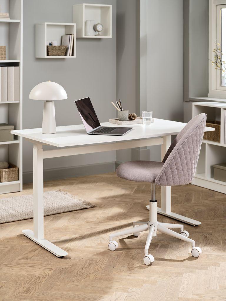 Mesa altura regulável LUNDTOFT 70x130 branco