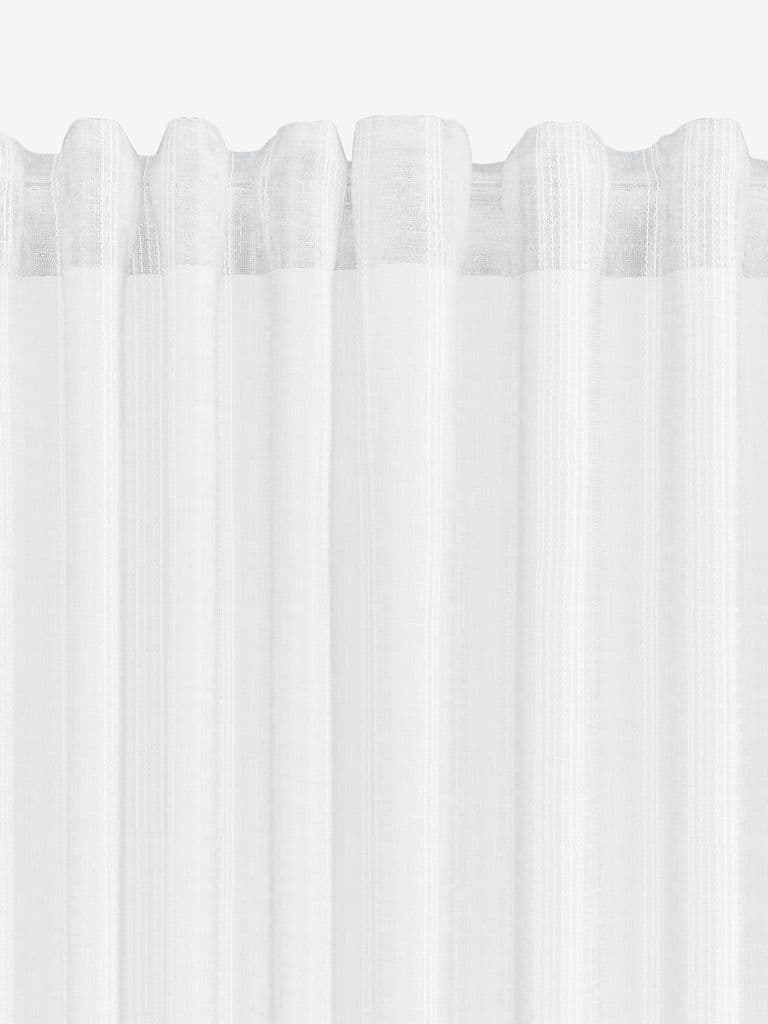 Cortinado NELAUG 1x140x300 listas branco