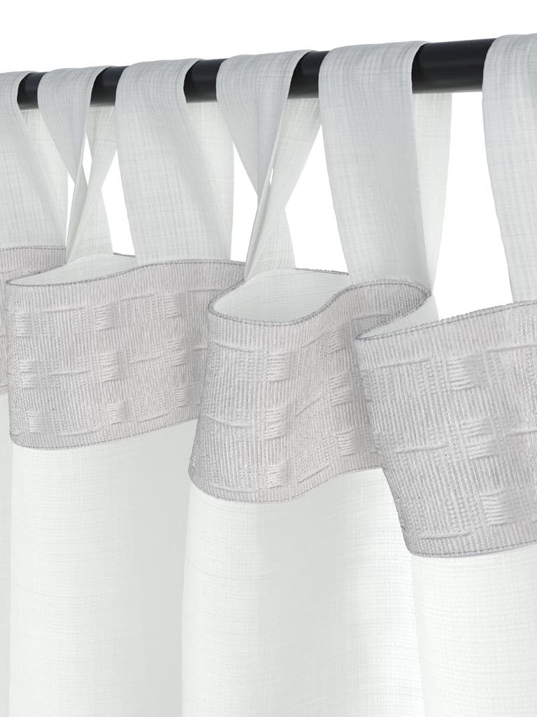 Cortinado ORUST 1x140x300 branco