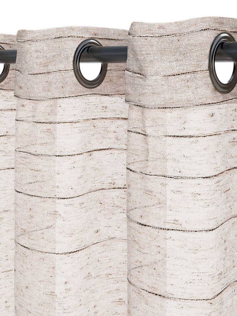 Cortinado LANGELAND 1x140x300 efeito linho bege