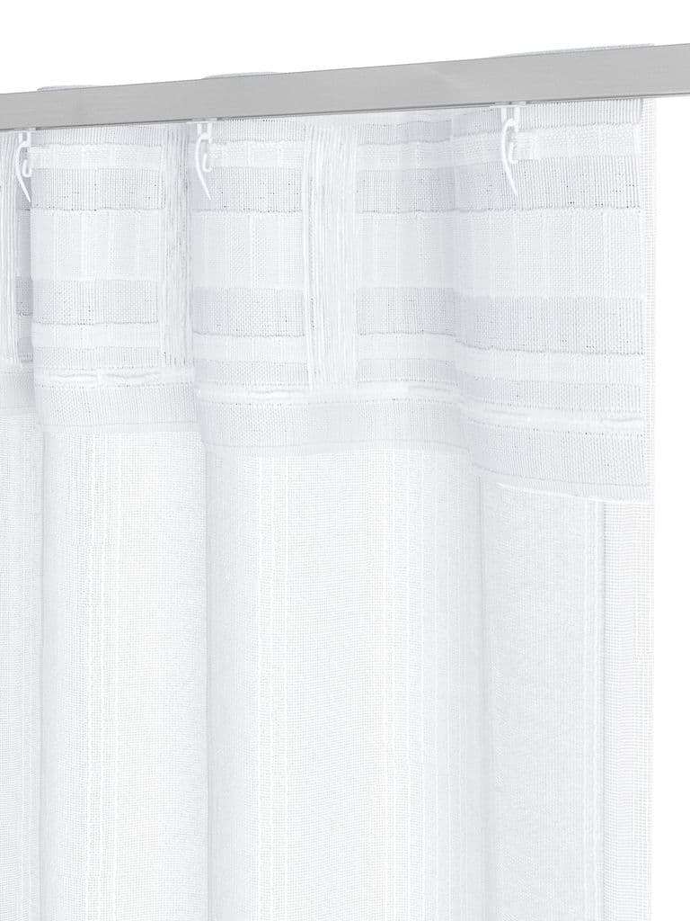 Cortinado NELAUG 1x140x300 listas branco
