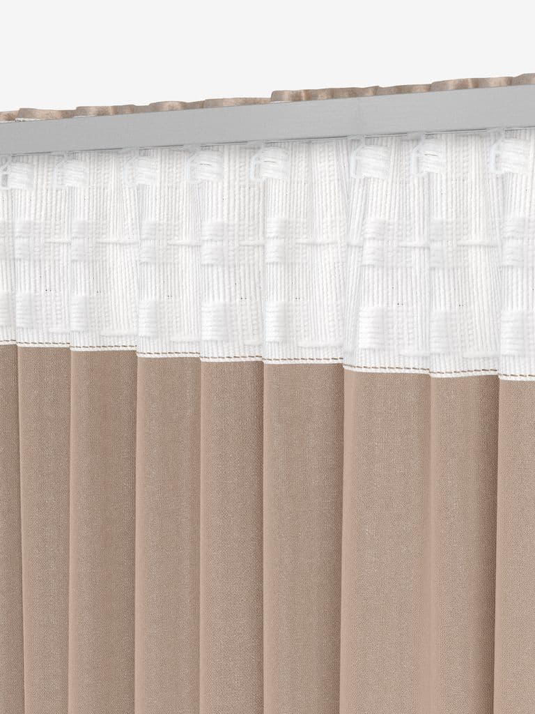 Cortinado AUSTRA 1x140x300 veludo taupe