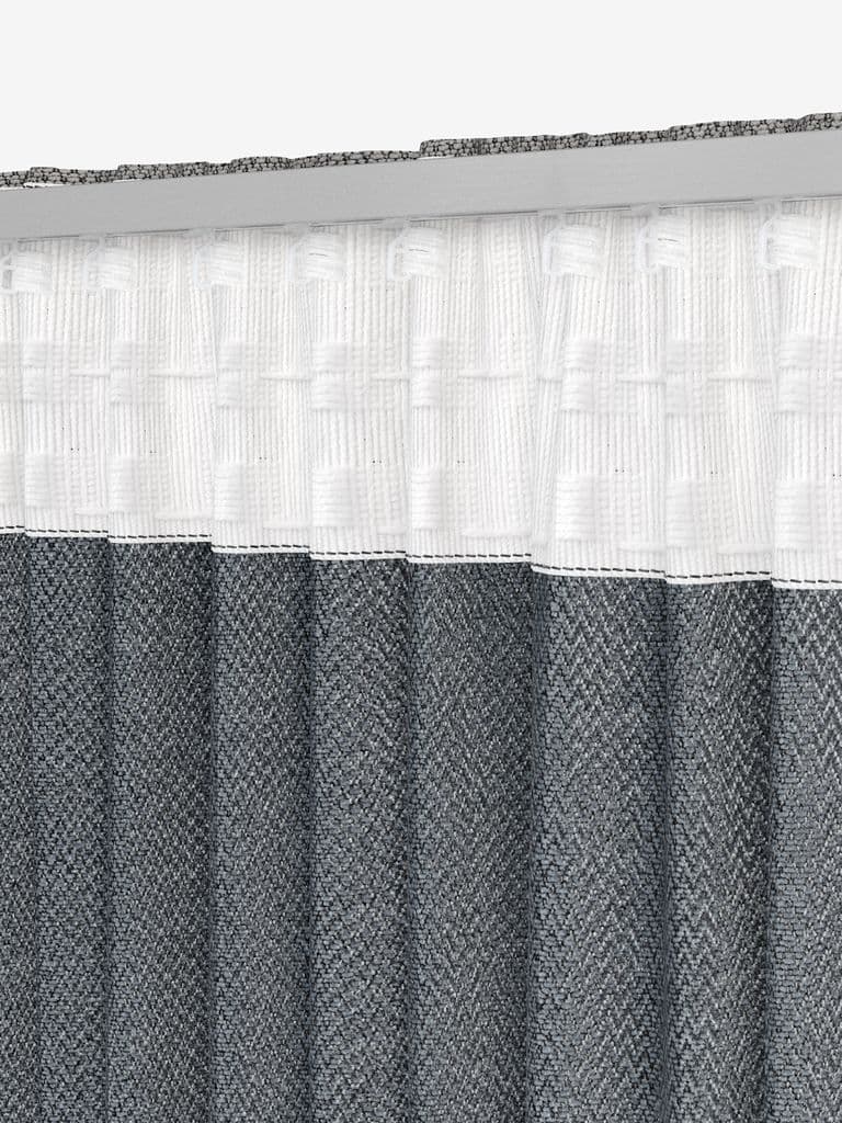 Cortinado SAVALEN 1x140x245 chenille cinzento
