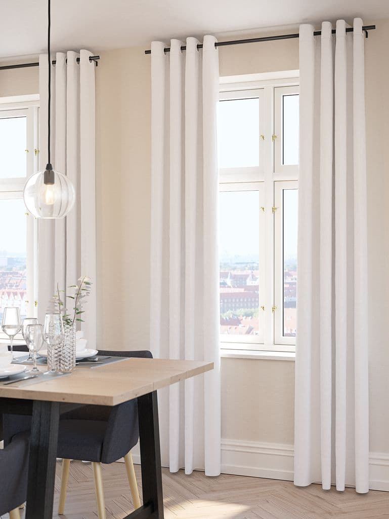 Cortinado LOLLAND 1×140×300 branco