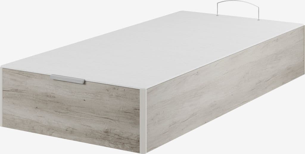 Base sommier 90x200cm URUNDA GA55 cinzento claro