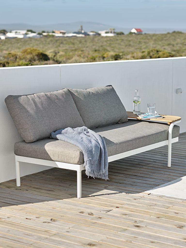 Chaise-longue ODDESUND branco