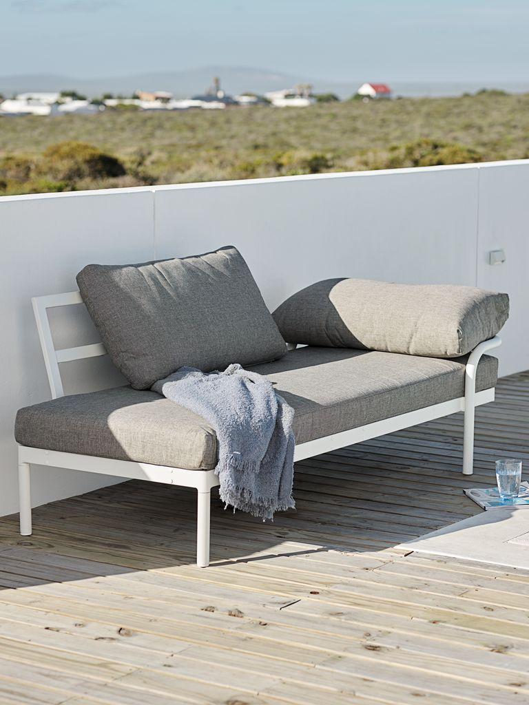 Chaise-longue ODDESUND branco