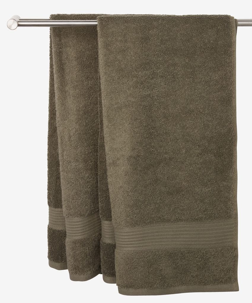 Toalha de mãos KARLSTAD 50x100 verde-azeitona