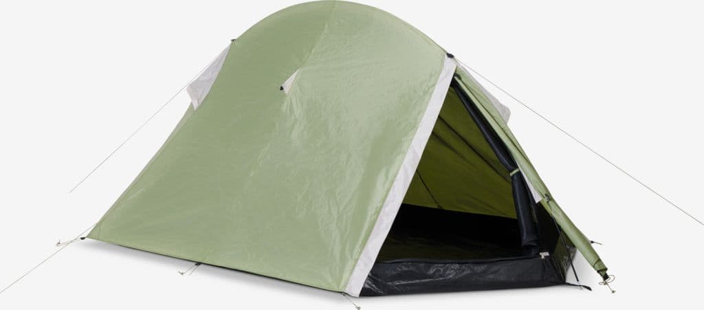 Tenda MUNKHOLM 2 lugares verde/cinzento