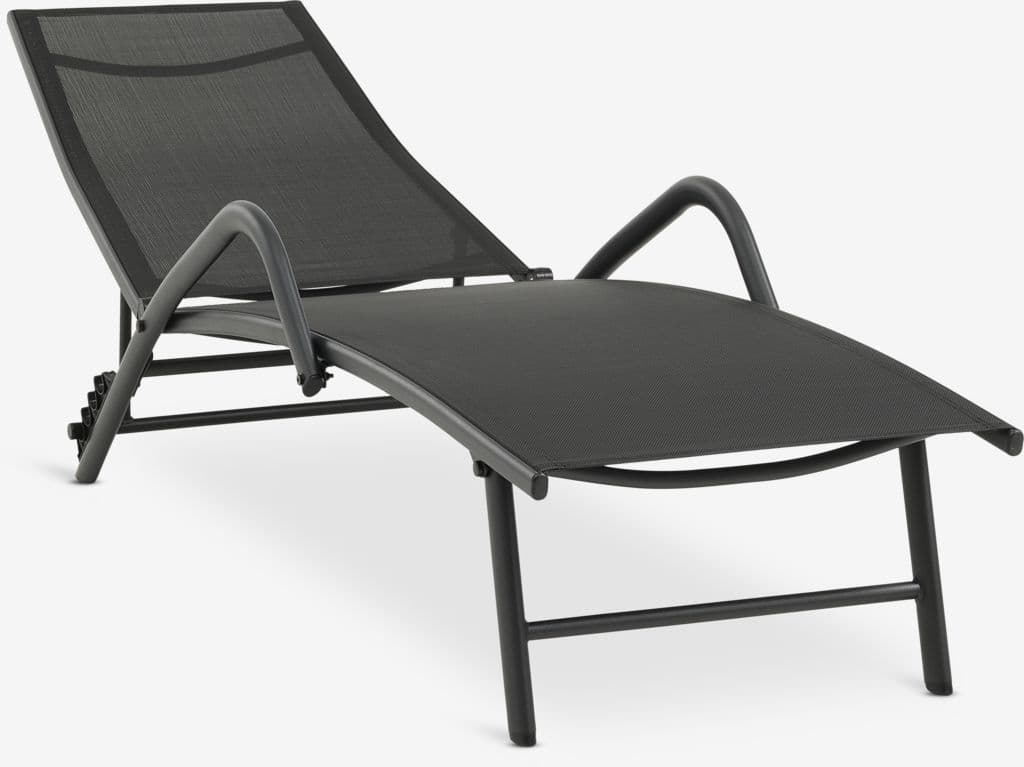 Espreguiçadeira NORDSTRAND L59xC171 preto
