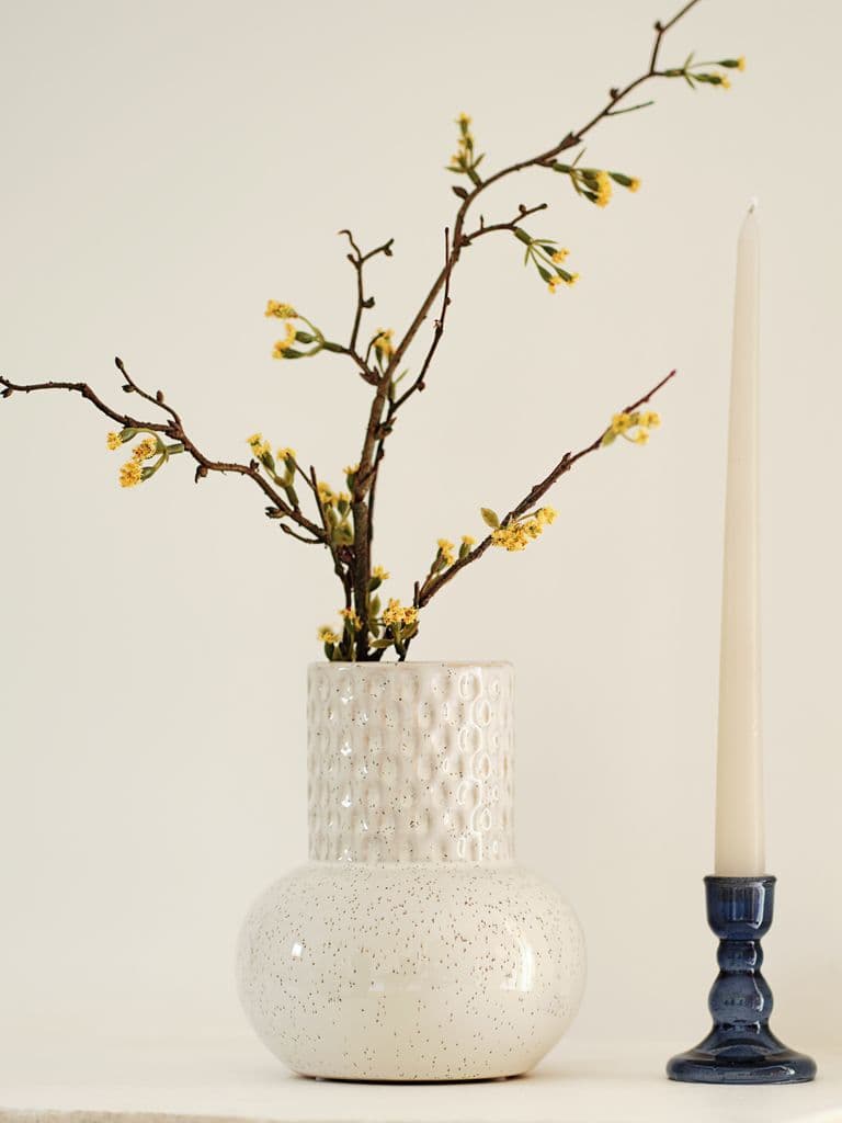 Jarra INGBERT Ø15xA18cm branco