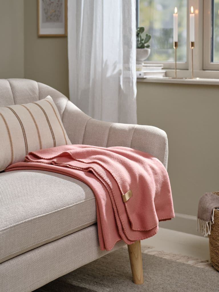 Manta polar DAGLILJE 130x170 rosa