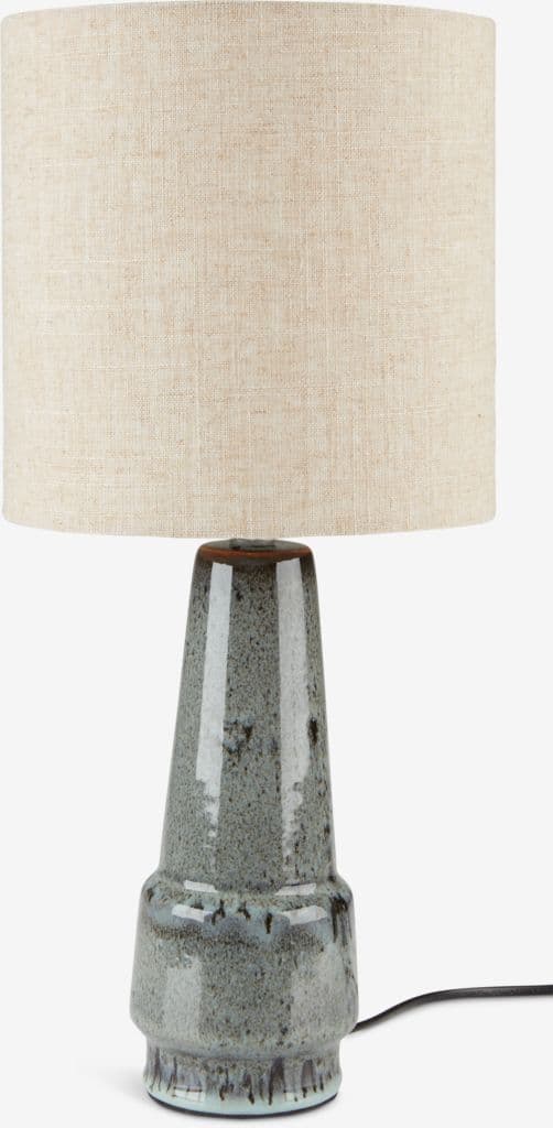 Candeeiro de mesa VIGGO Ø21xA47cm cinzento