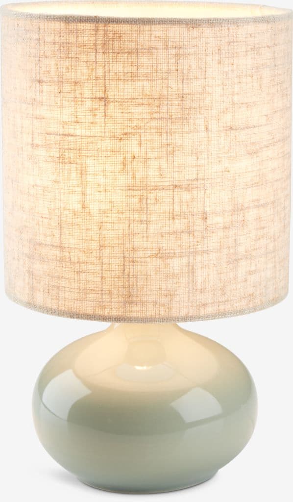 Candeeiro de mesa EIVIN Ø15xA25cm porcelana