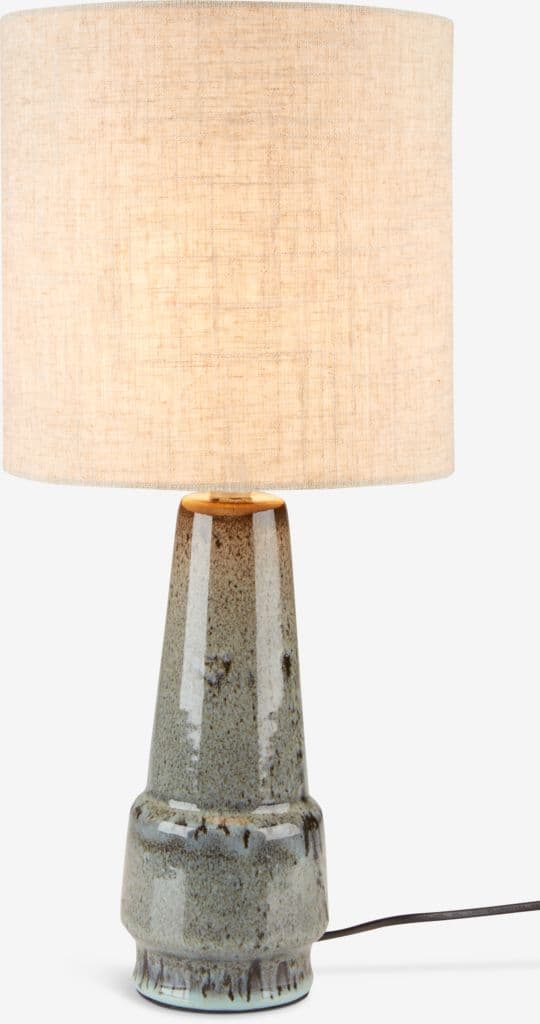 Candeeiro de mesa VIGGO Ø21xA47cm Cinzento
