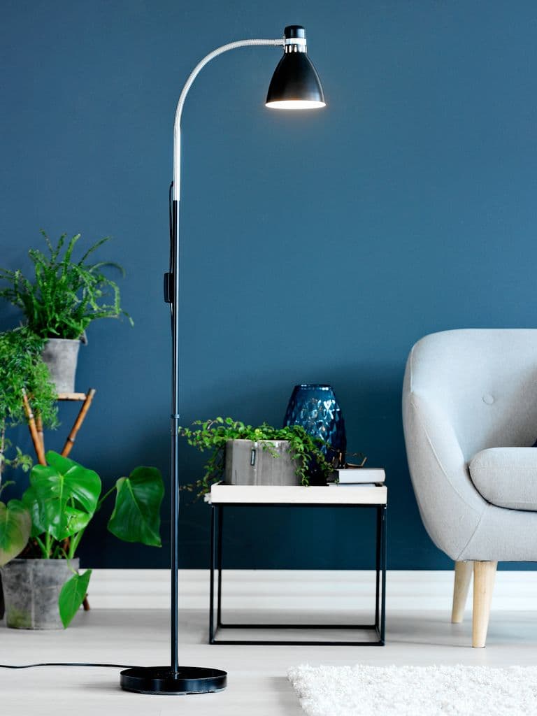 Candeeiro de pé HANSSON A155cm preto