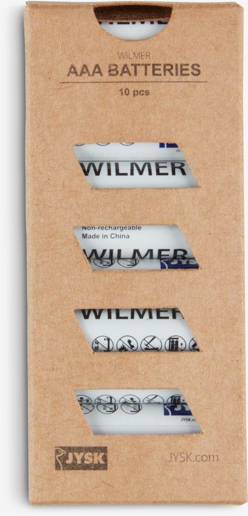 Pilhas WILMER AAA 10 unidades