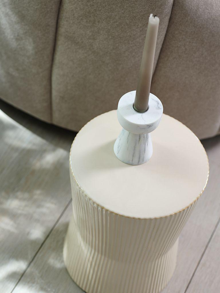 Pedestal SIGMUND Ø23xA30cm creme