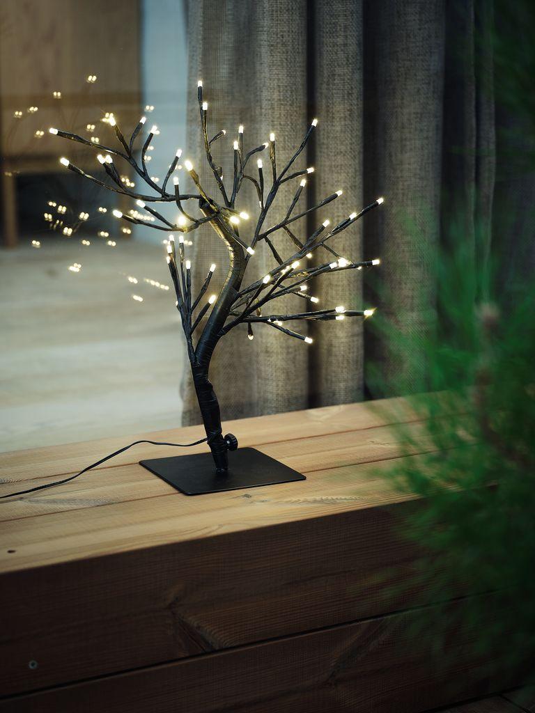 Árvore luz LED BONSAI A45 cm com 64 LED e temporizador