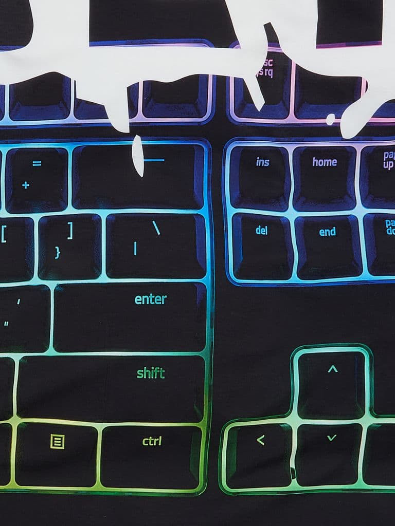 Conjunto capa edredão GAMING 155x220 preto