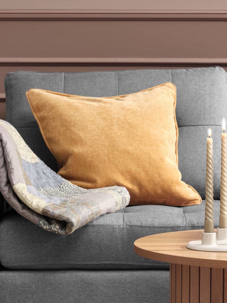 Almofada decorativa HORNFIOL 45x45 amarelo