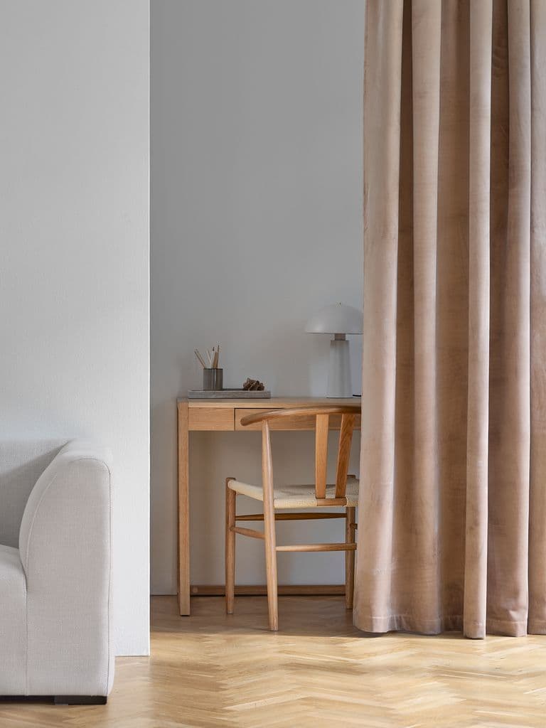 Cortinado AUSTRA 1x140x300 veludo taupe