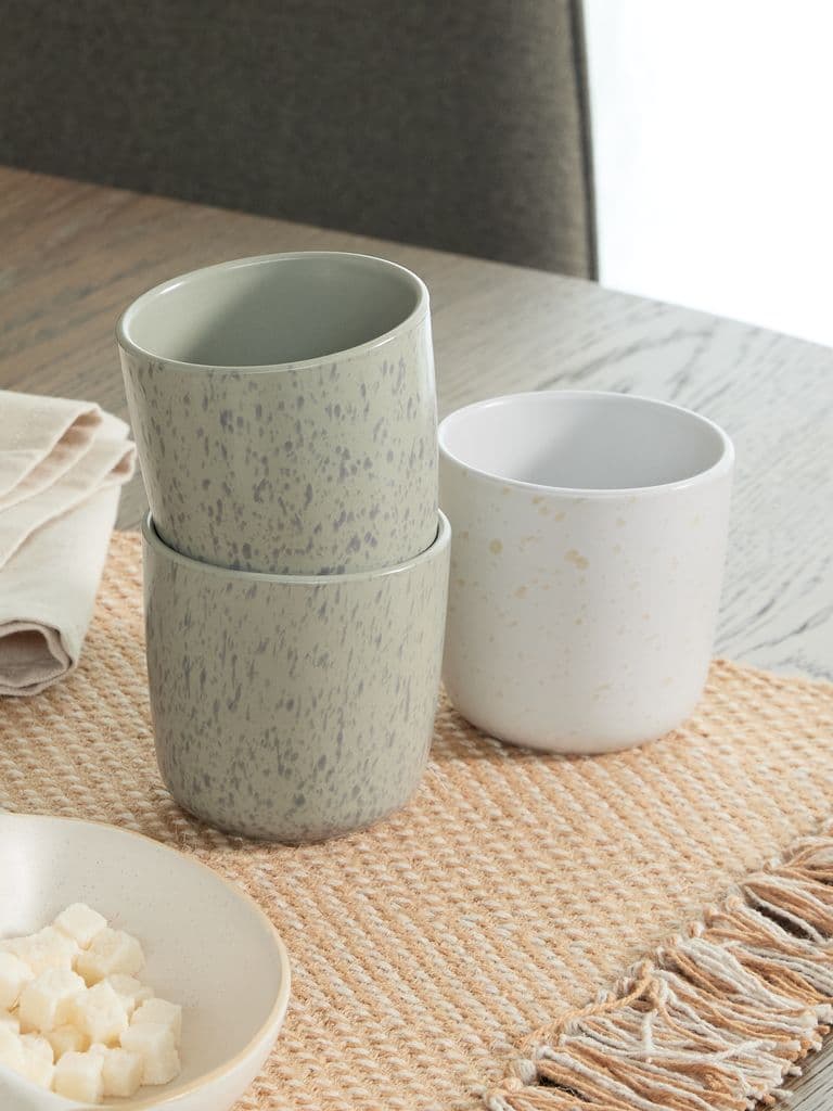 Caneca JON Ø8xA8cm 20cl branco
