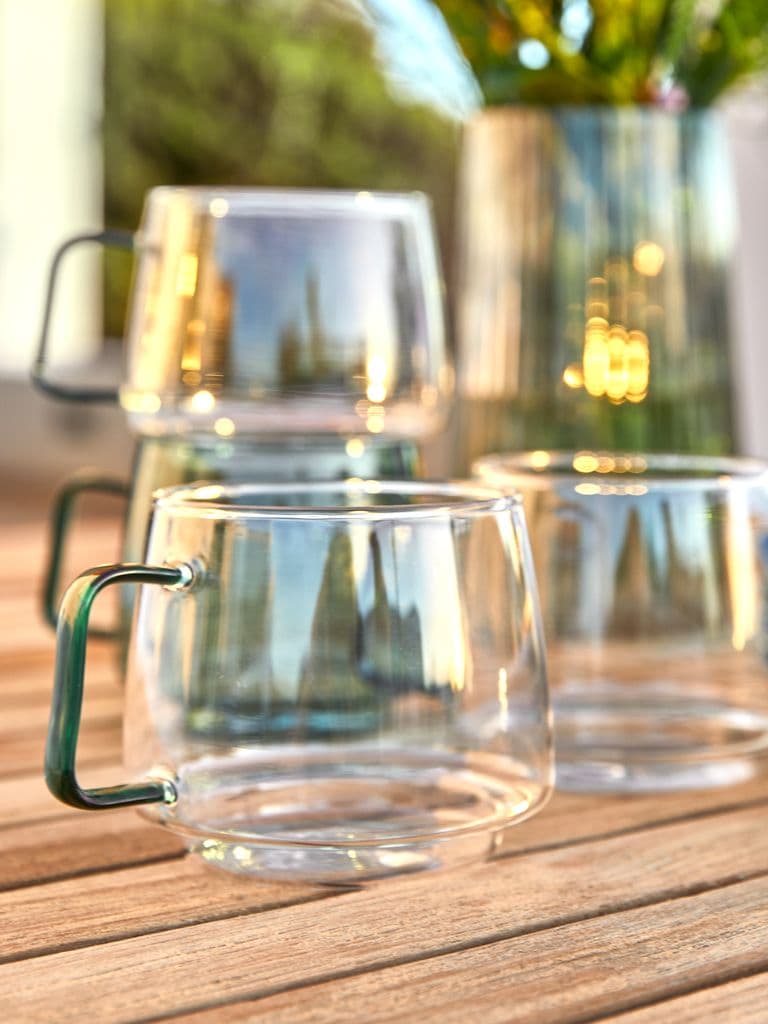 Caneca ANDERS vidro 40cl Ø13xA8cm sortido