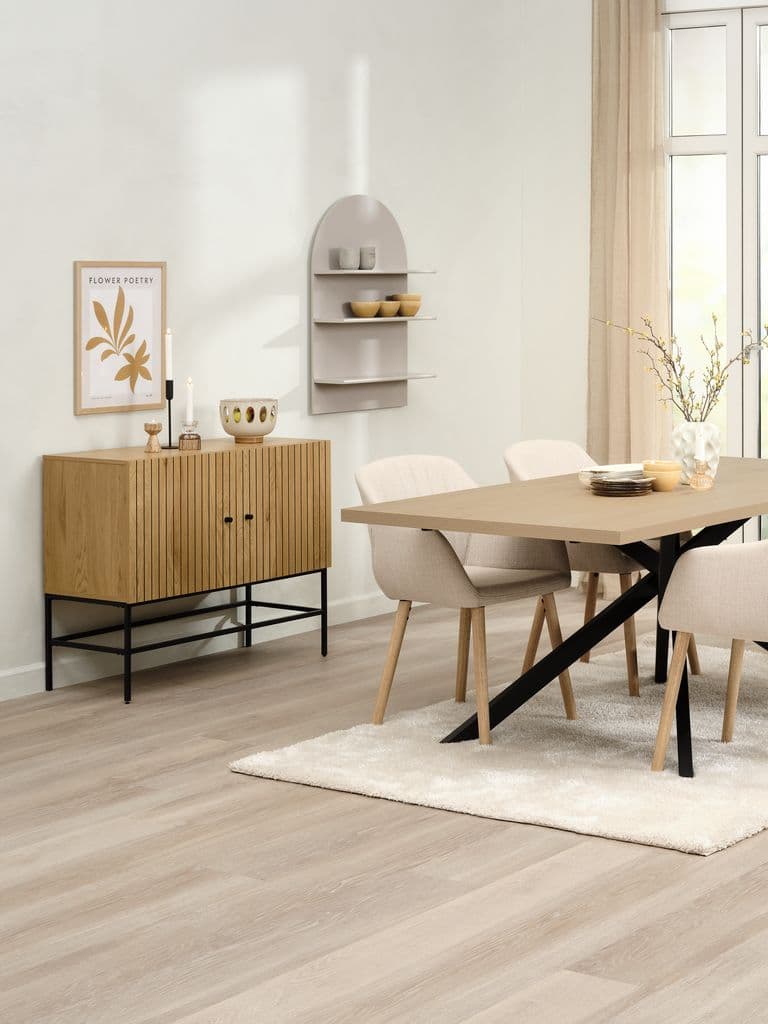 Estante parede ALKEN 3 prateleiras cinzento quente