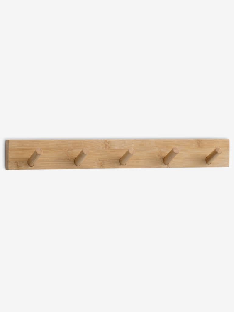 Cabide MOLLERUP 5 ganchos bambu