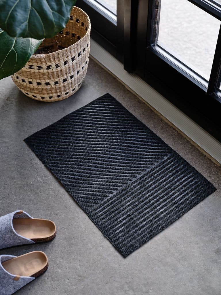 Tapete entrada BREIULL 40x60x0,4 cinzento escuro