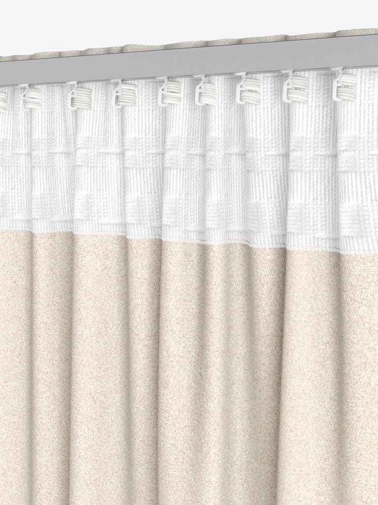Cortinado ERKEN 1x140x245 branco